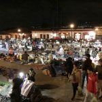 サン・クリストバル・デ・ラス・カサスのソカロ広場で開催されている夜間限定ナイトマーケット！メキシコのチアパス州